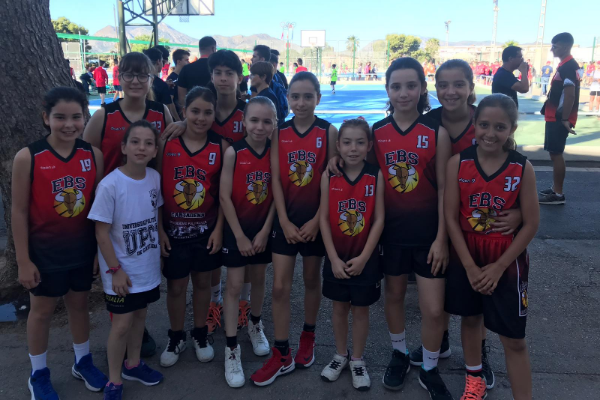 BALONCESTO FEMENINO EQUIPO ALEVÍN 08 CARTAGENA