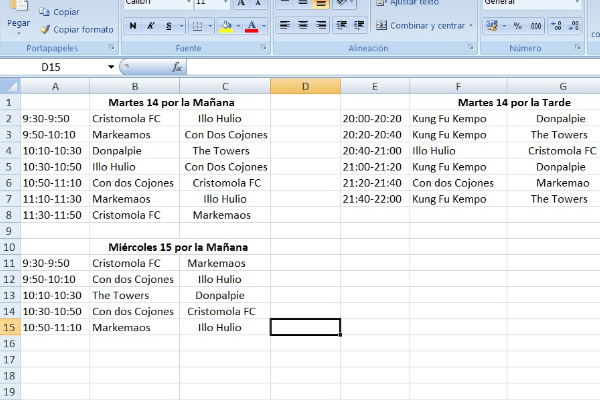 Últimos cambios y empezamos 