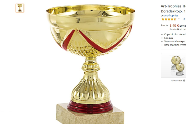 Trofeo Para el Máximo Goleador del Mundial 